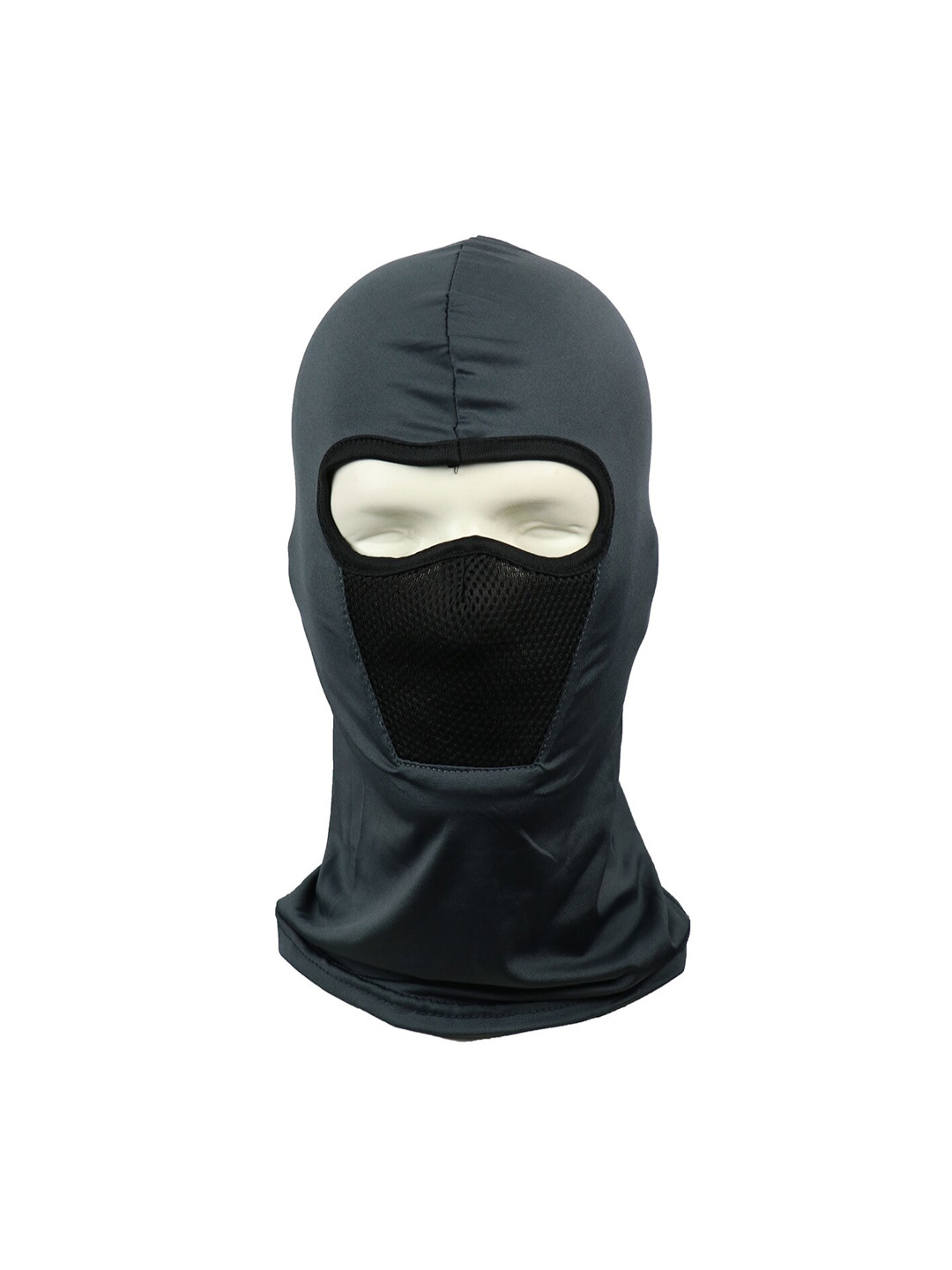 iSWEVEN Unisex Grey Solid Balaclava Mask