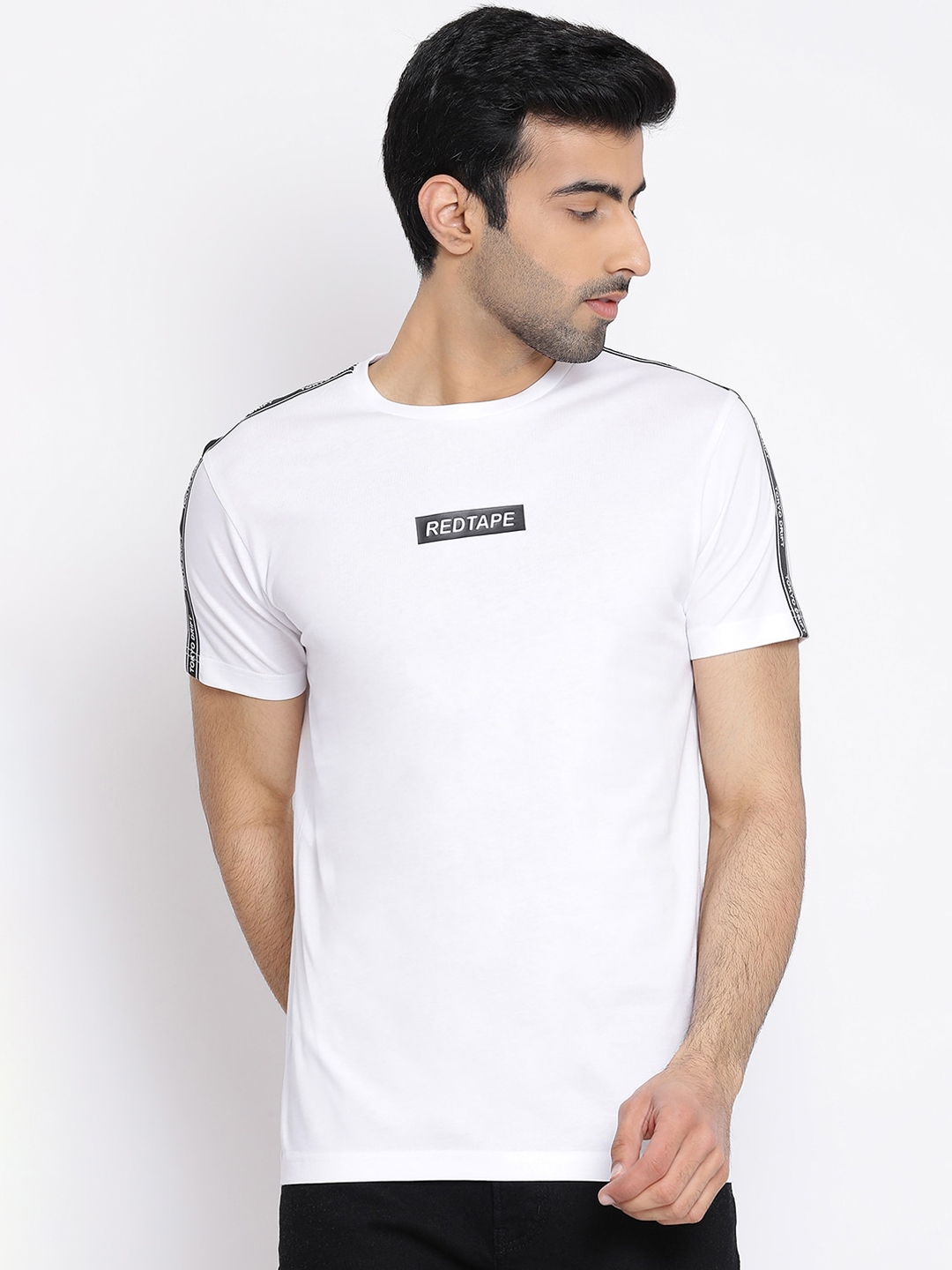 Red tape white t shirt top