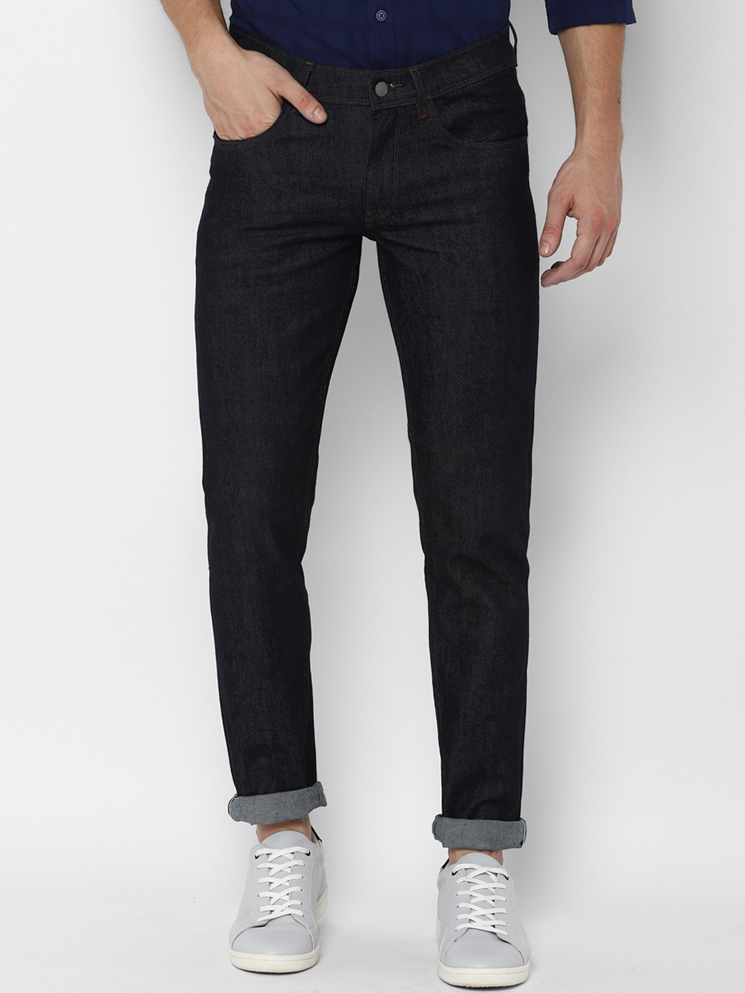 Allen Solly Men Black Skinny Fit Jeans