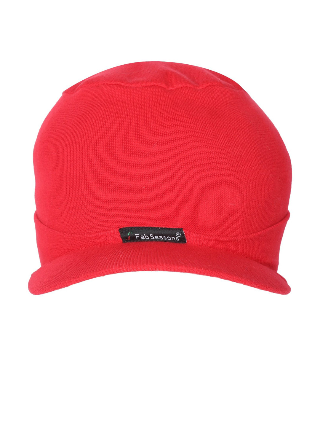 FabSeasons Unisex Red Solid Beanie