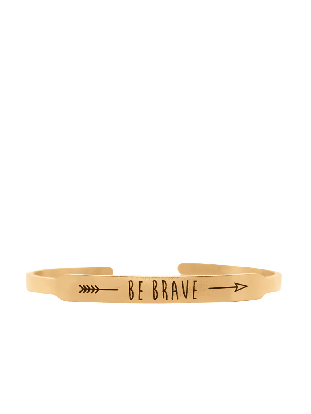 JOKER & WITCH Rose Gold-Plated Black Cuff Bracelet