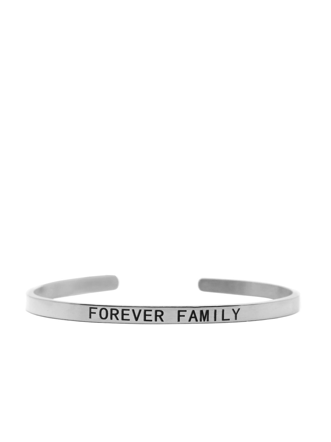 JOKER & WITCH Silver-Plated Forever Family Cuff Bracelet