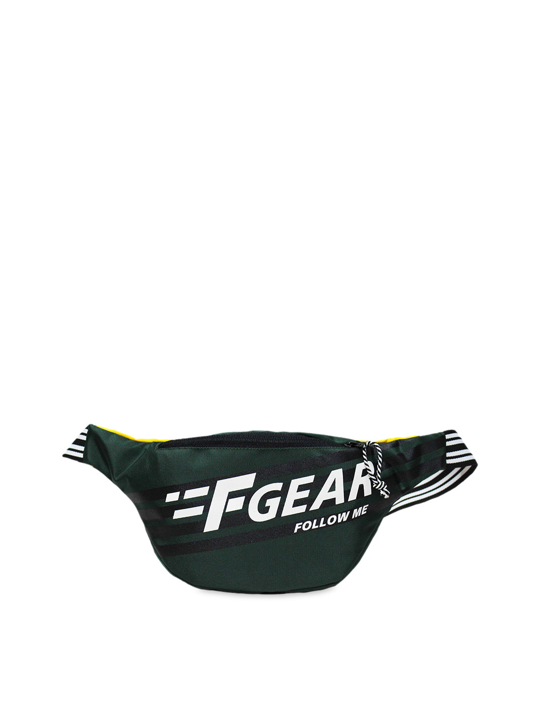 F Gear Unisex Green & Yellow Printed Enzo Spruce Waist Pouch