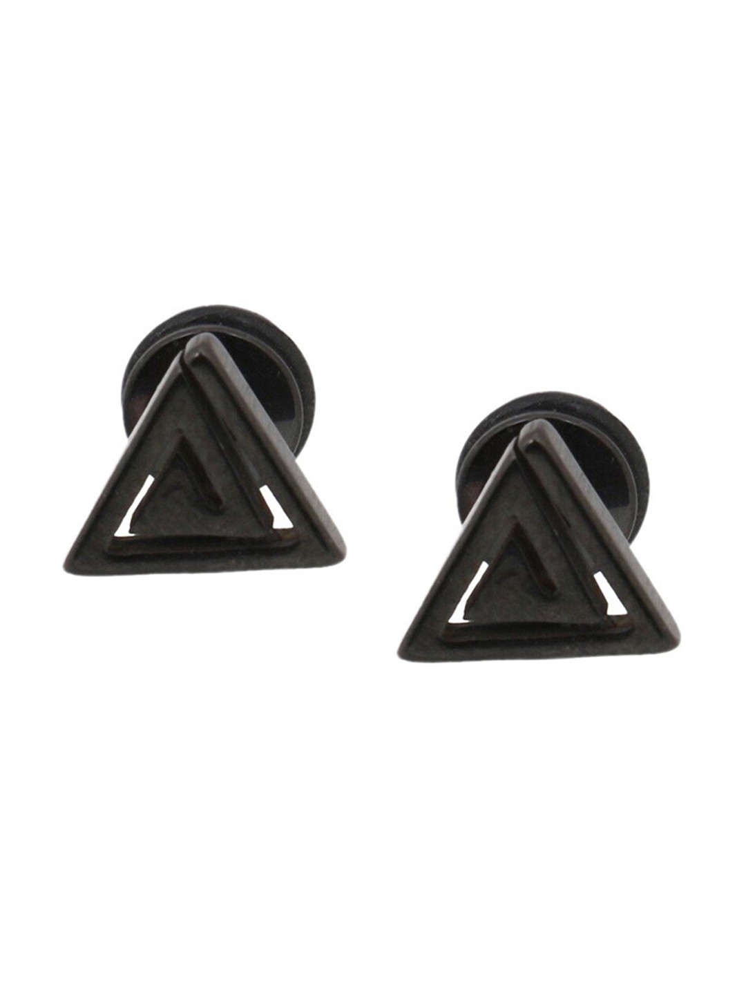 OOMPH Black Geometric Studs