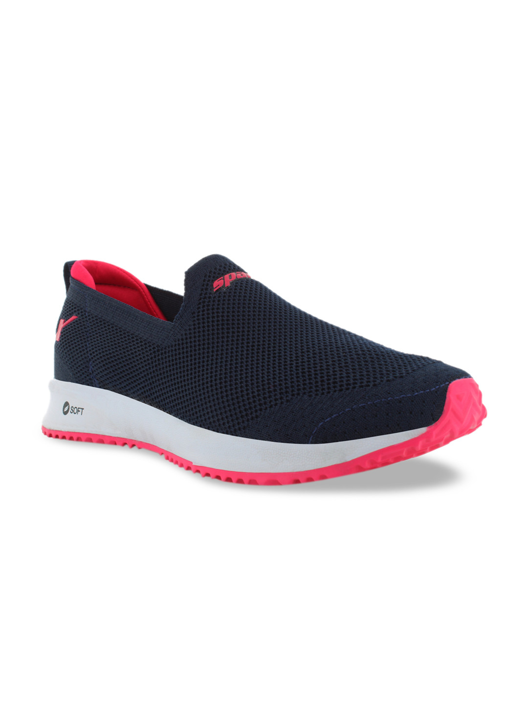 Sparx Women Navy Blue & White Running Shoes
