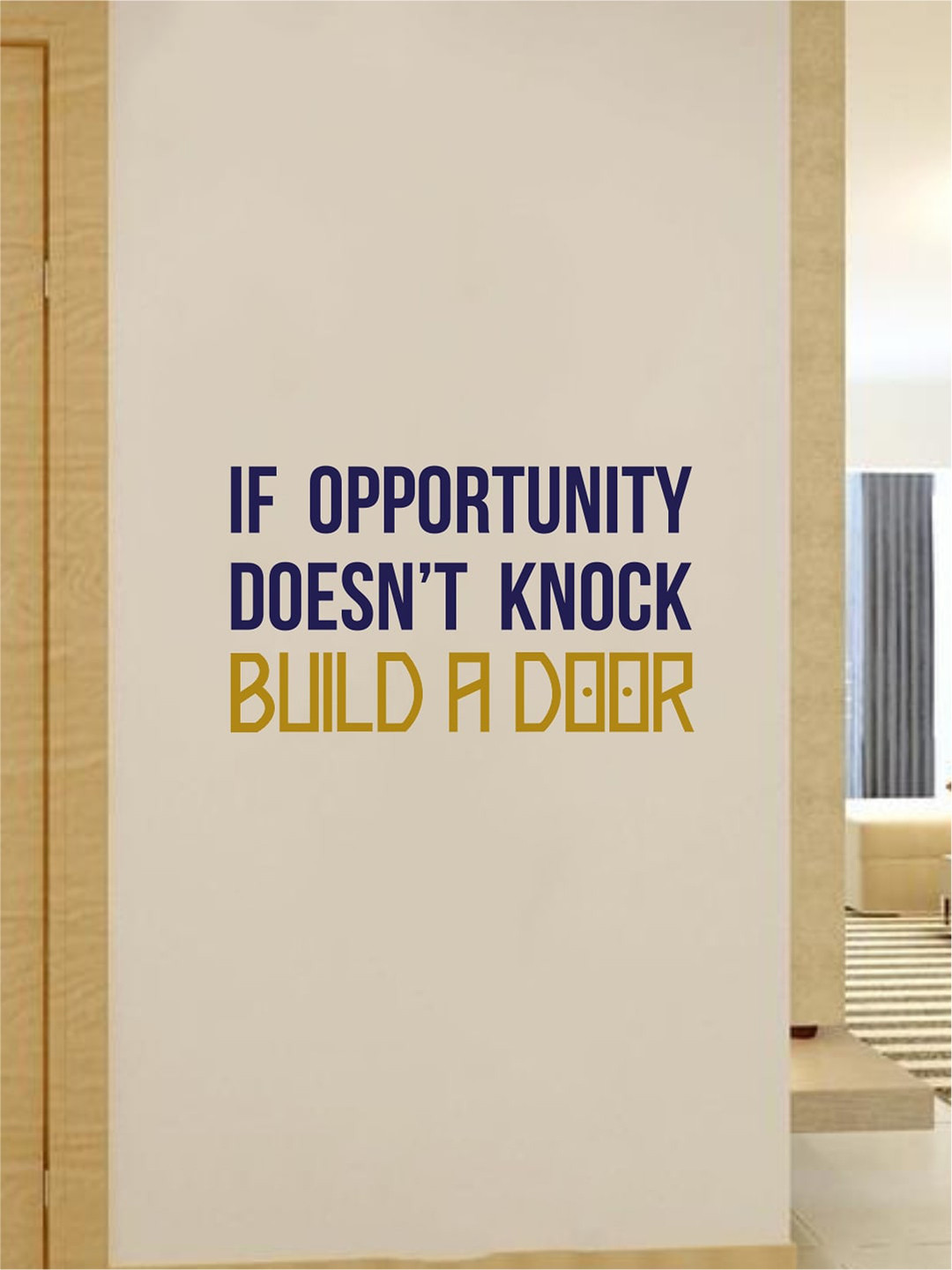 rawpockets Multicoloured Life Motivational Quotes Wall Stickers