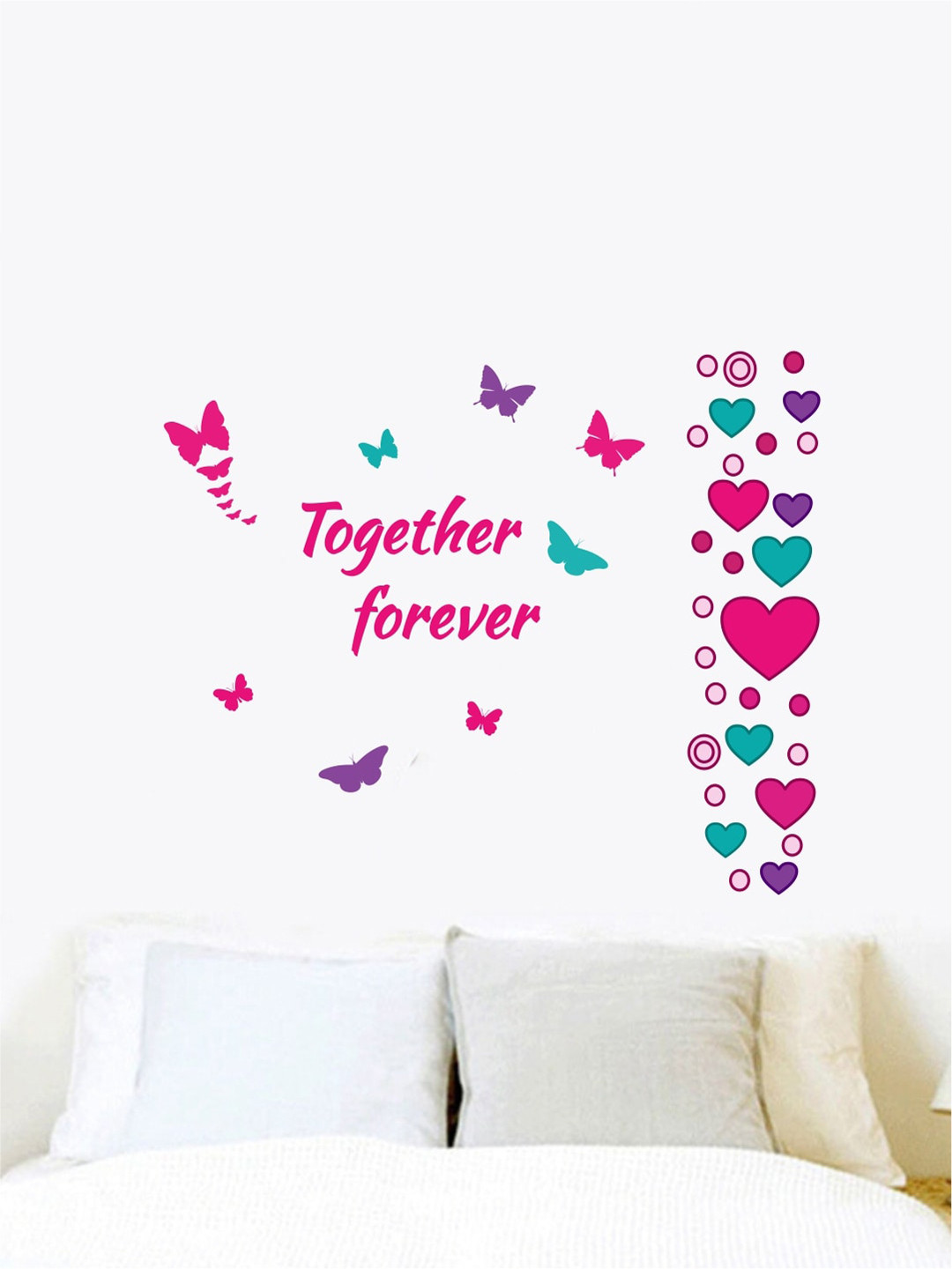 rawpockets Pink Together Forever Wall Sticker