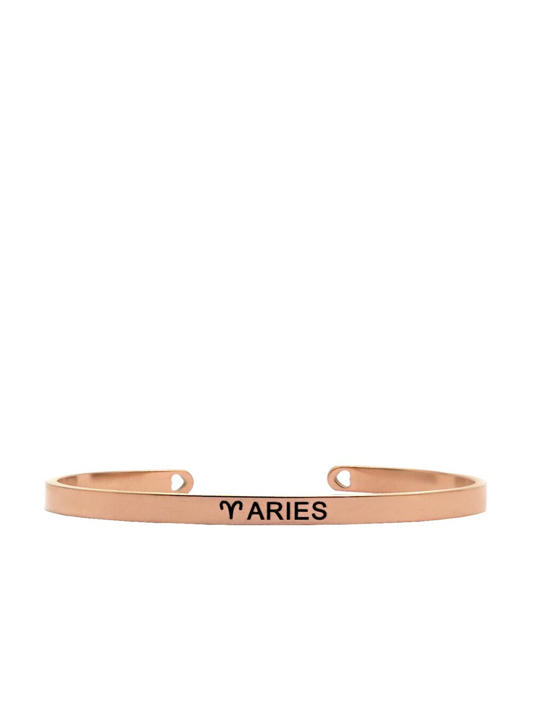JOKER & WITCH Rose Gold-Plated Aries Zodiac Cuff Bracelet