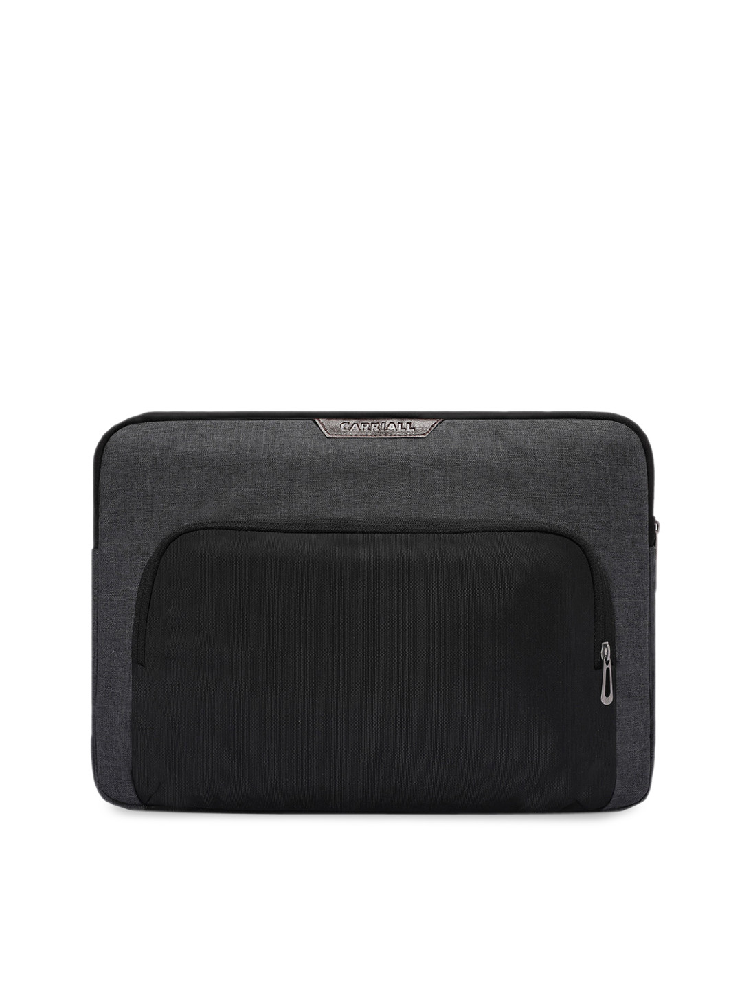 CARRIALL Unisex Black Colourblocked 15 Inch Laptop Sleeve
