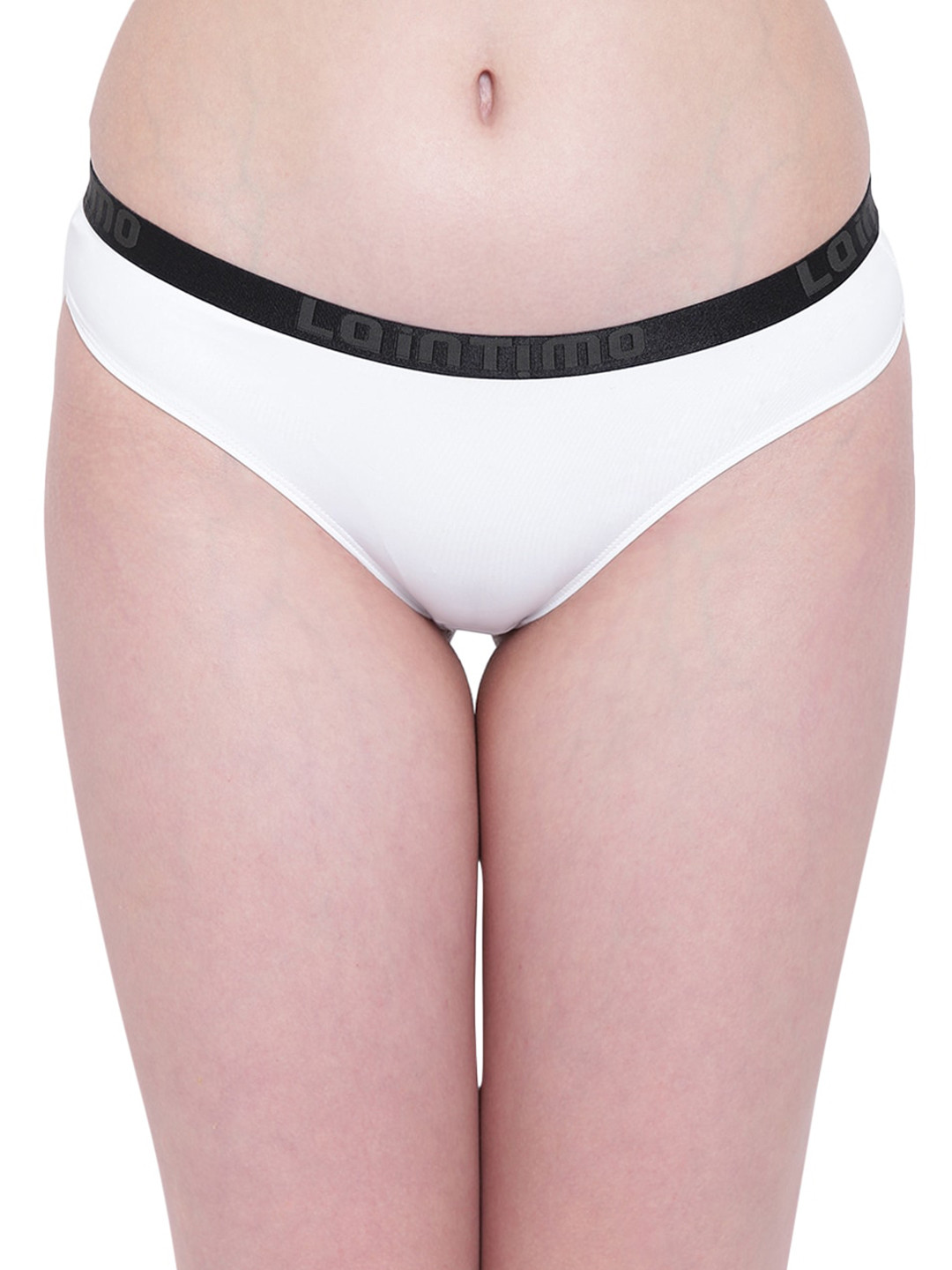 La Intimo Women White Solid Basic Briefs LITMBREF46144901