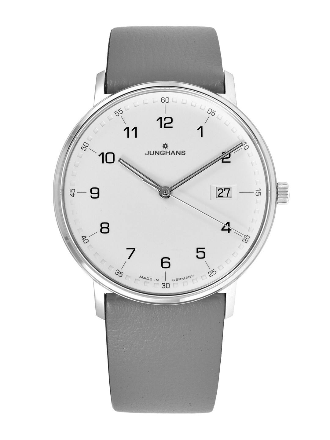 JUNGHANS Men Silver-Toned Analogue Watch 41488500