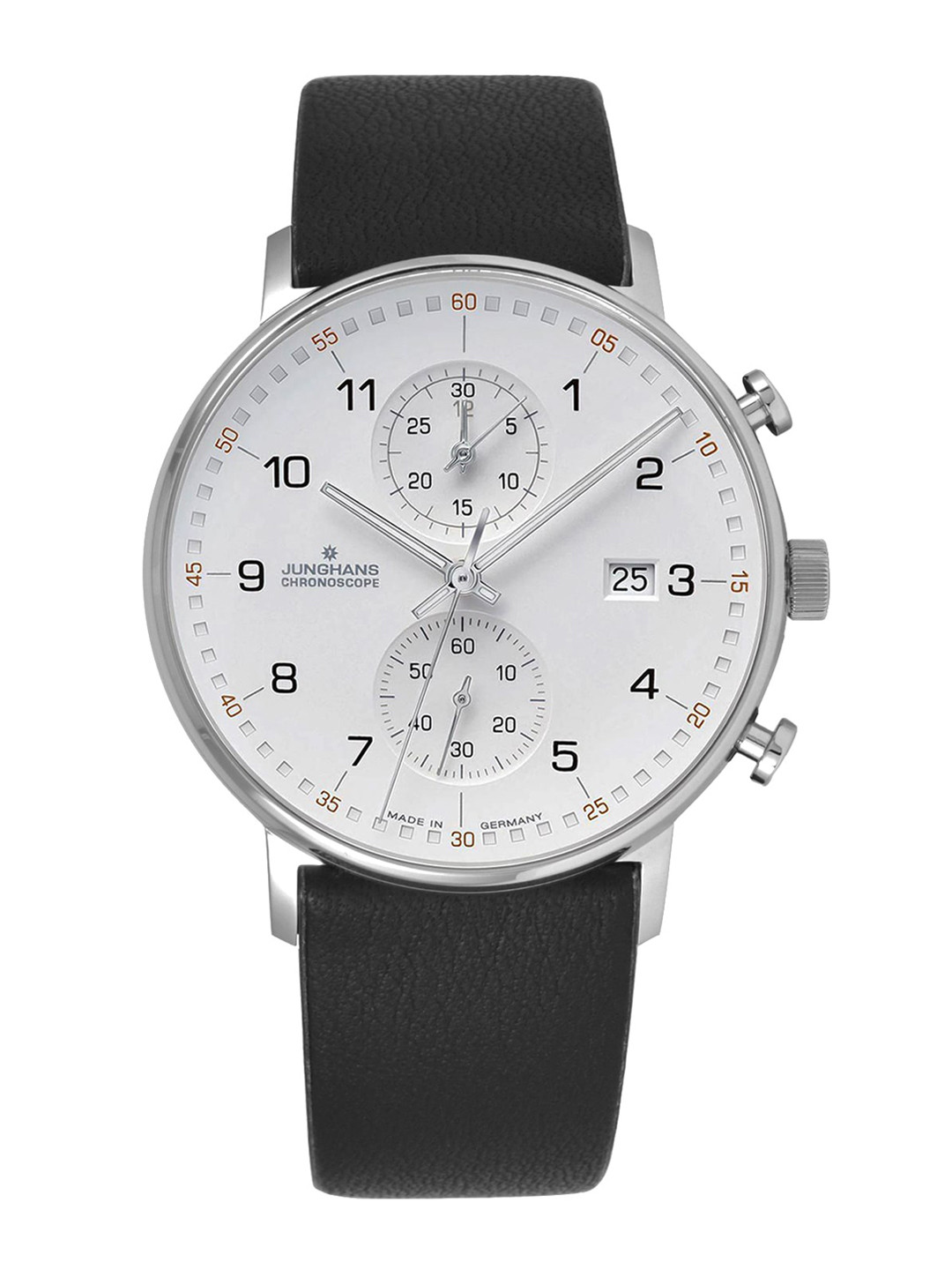 JUNGHANS Men Silver-Toned Analogue Watch 41477100