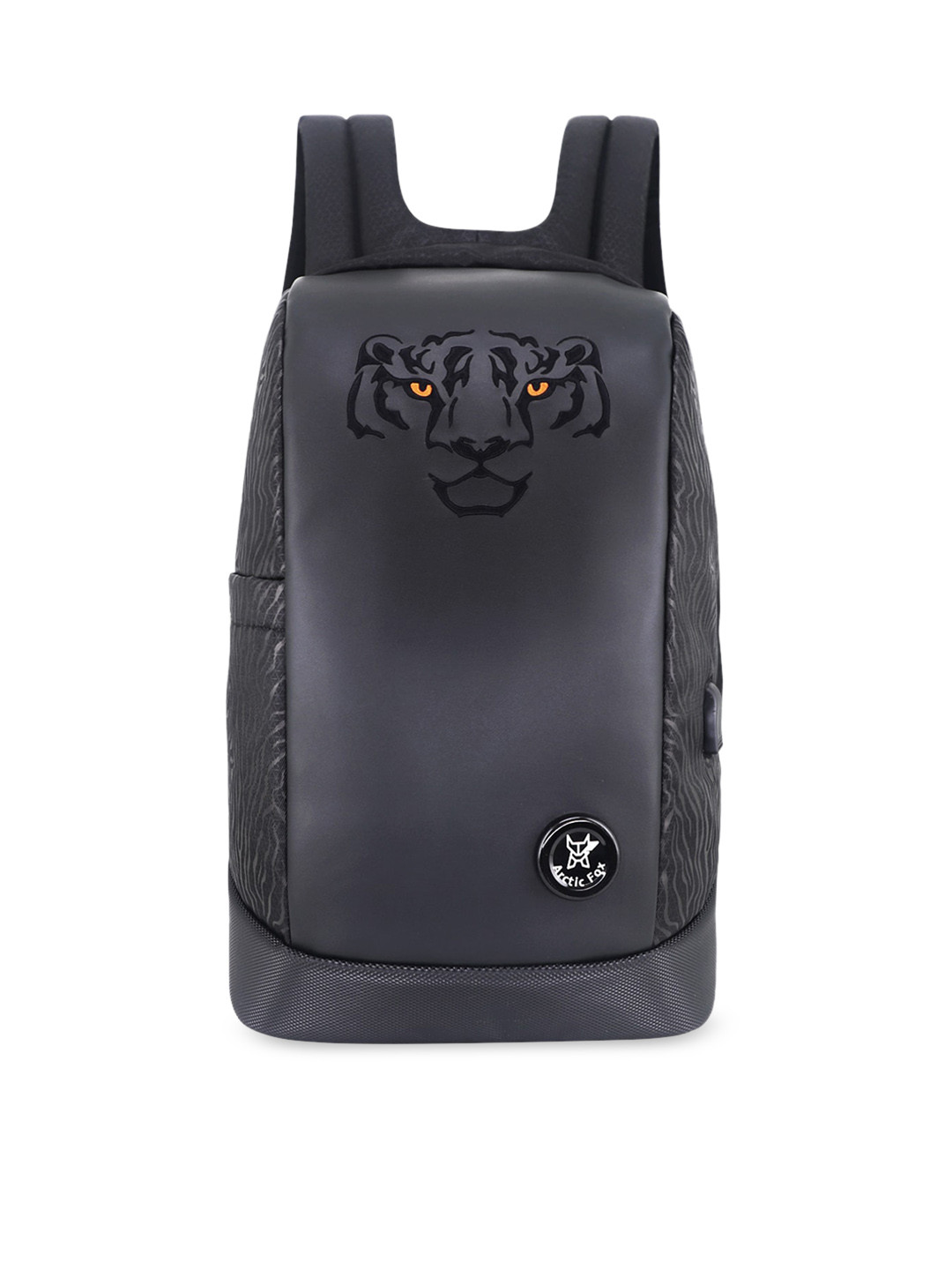 Arctic Fox Unisex Black Printed Laptop Bag