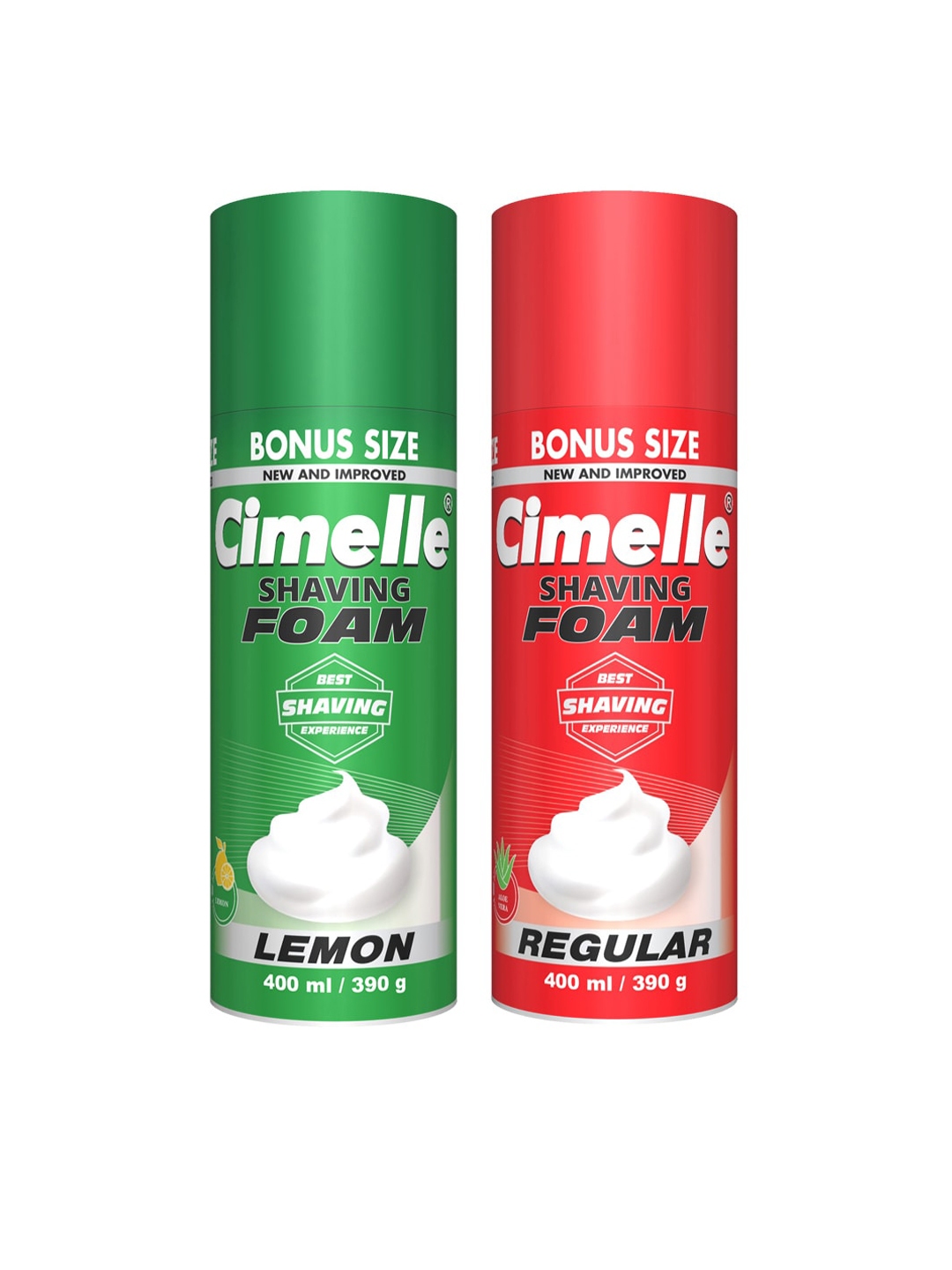 CIMELLE Set Of 2 Regular Lemon Shaving Foam 500ml Each