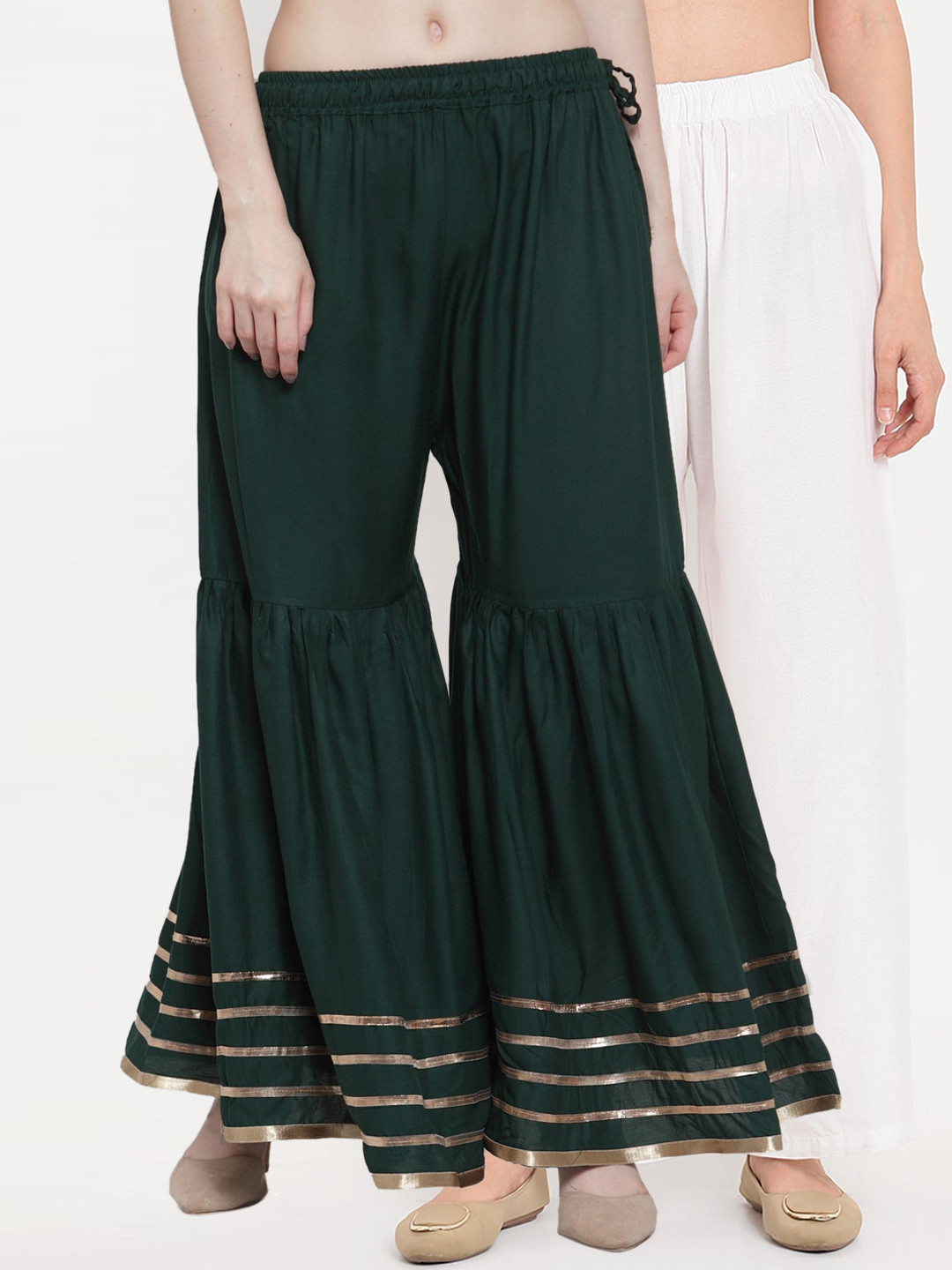 TAG 7 Women White Hem Design