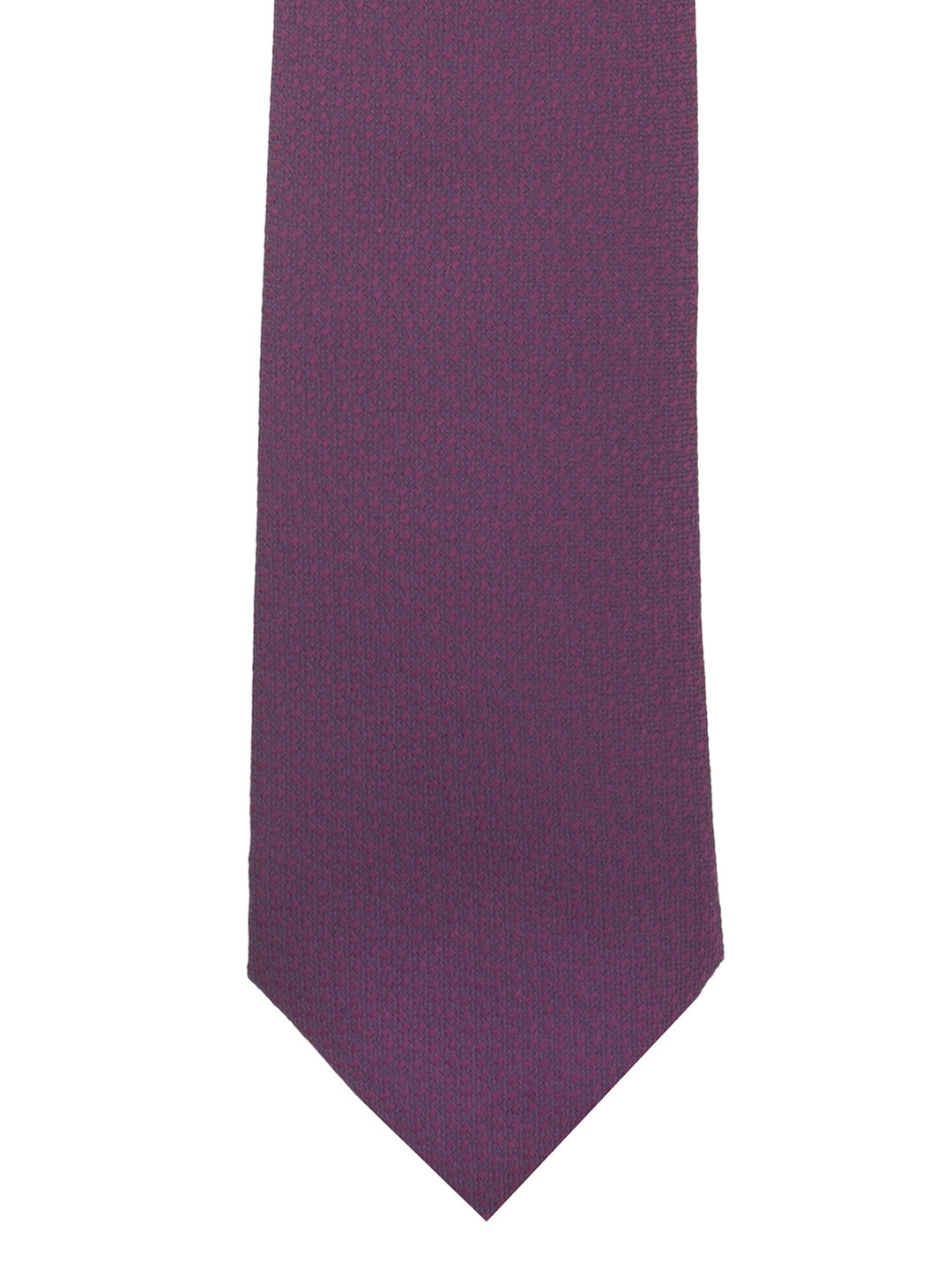 The Tie Hub Purple Woven Design Broad Tie