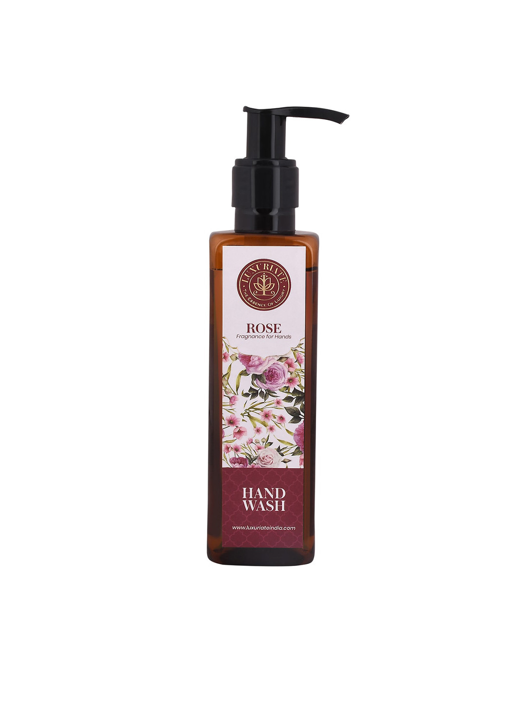LUXURIATE Fragnace for Hands Natural Rose Anti Bacterial Moisturizing Hand Wash 200 ml