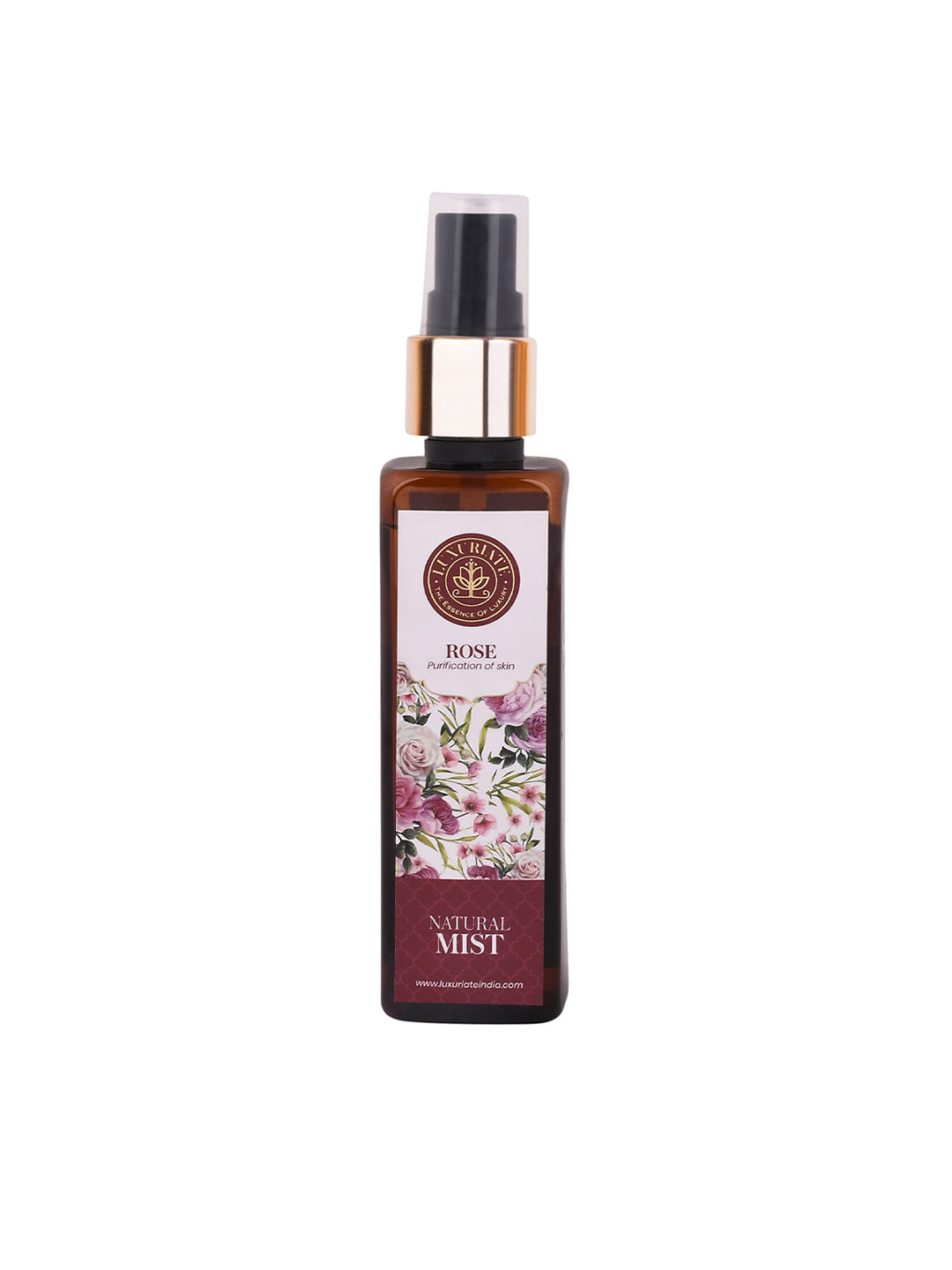 LUXURIATE Unisex Pure and Natural Face Rose Mist for Dry Skin 100 ml