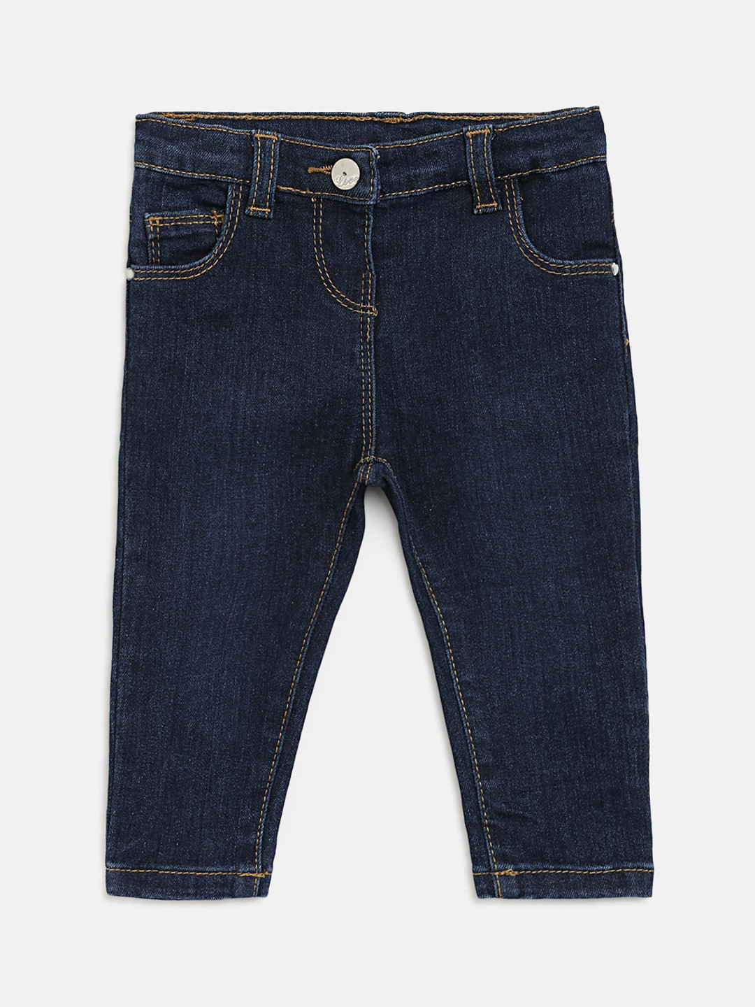 Chicco Girls Navy Blue Regular Fit Jeans