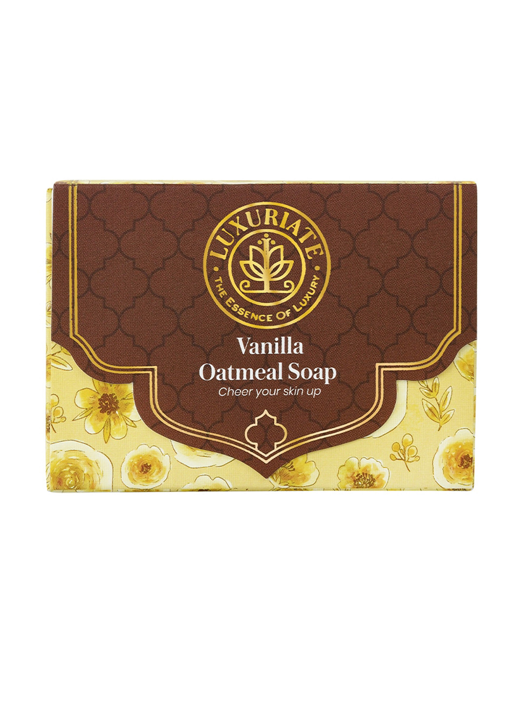 LUXURIATE Brown Vanilla Oatmeal Soap Bar