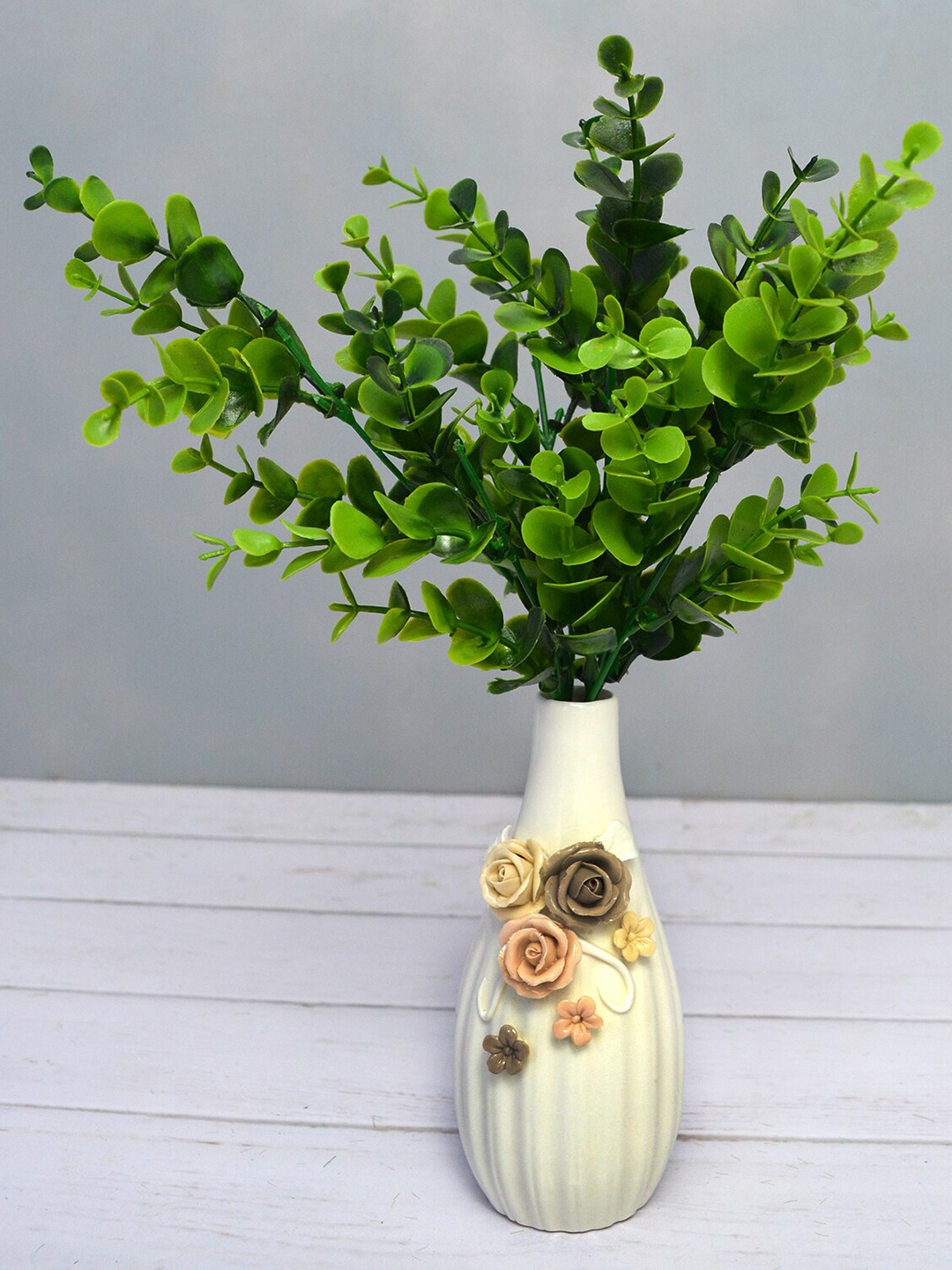 fancy mart Artificial Tulsi Plant 30 cm
