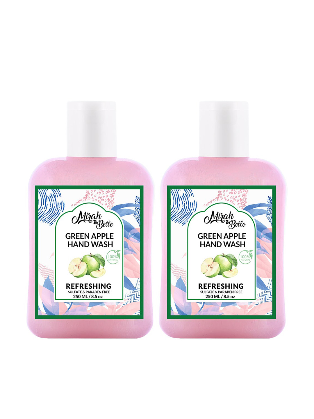 Mirah Belle Green Apple Hand Wash 250 ml Pack of 2