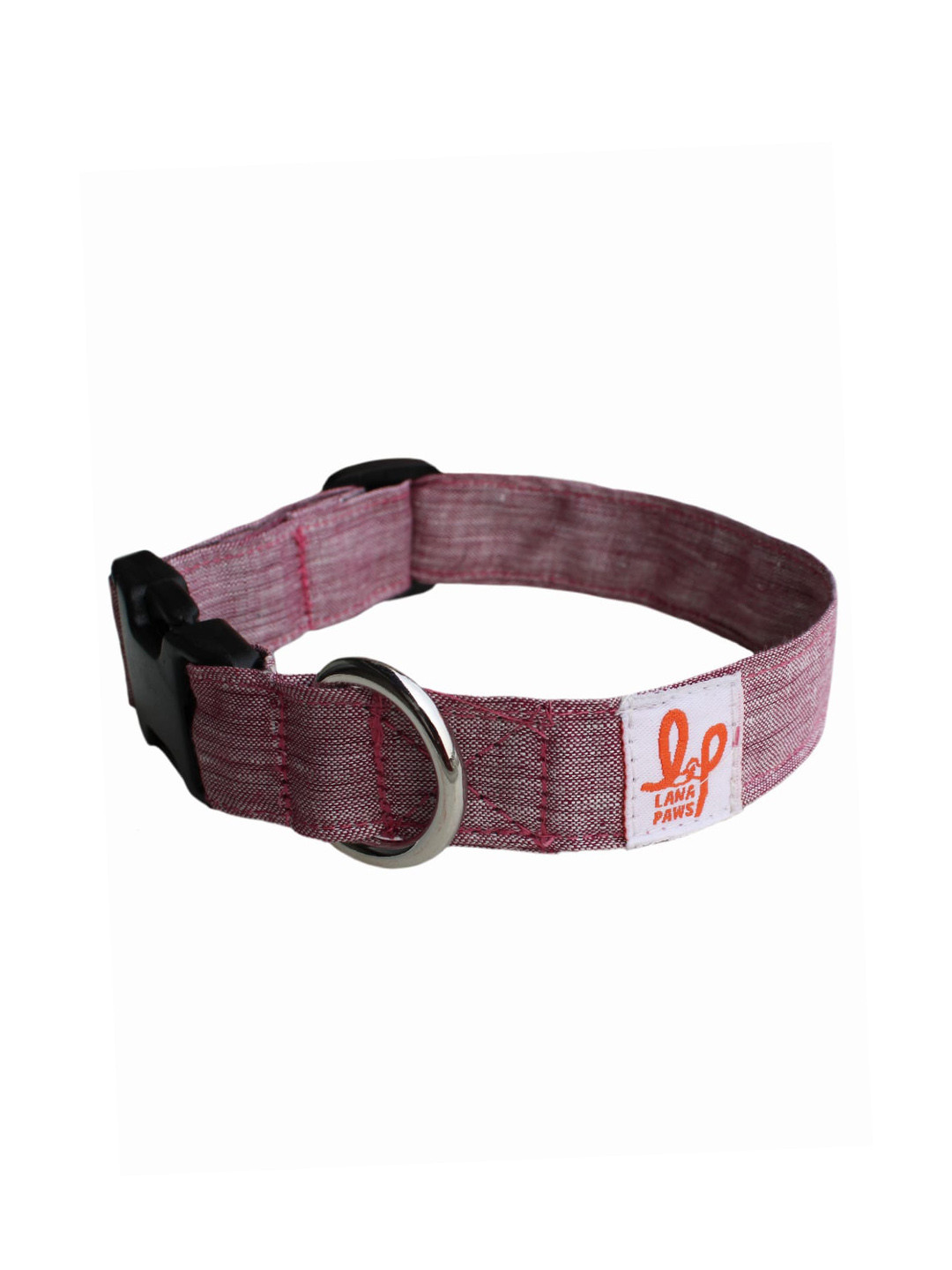 LANA PAWS Red Eco-friendly Hemp Dog Collar