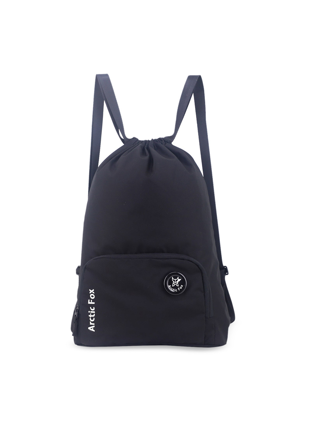 Arctic Fox Unisex Black Solid Backpack