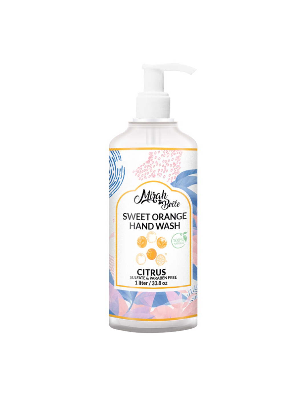 Mirah Belle Unisex Orange Sweet Orange Hand Wash 1000 ml