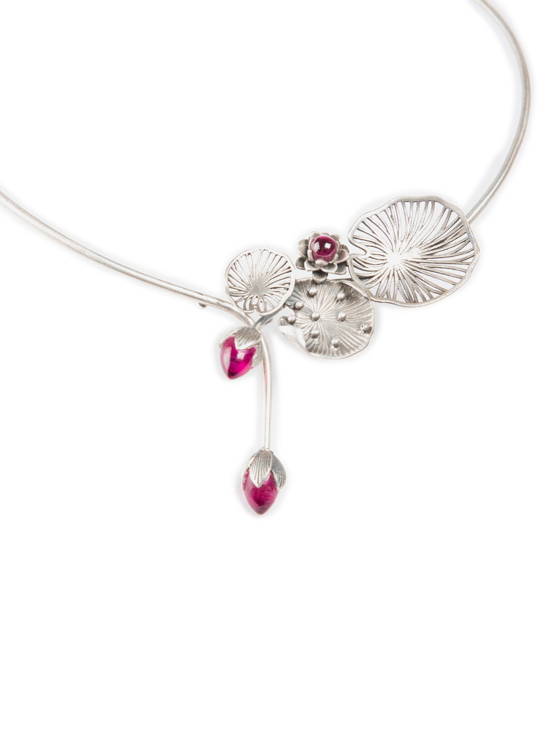 SHAYA Silver-Toned Silver Silver-Plated Necklace