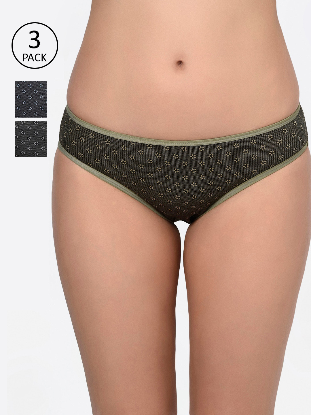 Bodycare Women Pack Of 6 Assorted Hipster Briefs-8552B