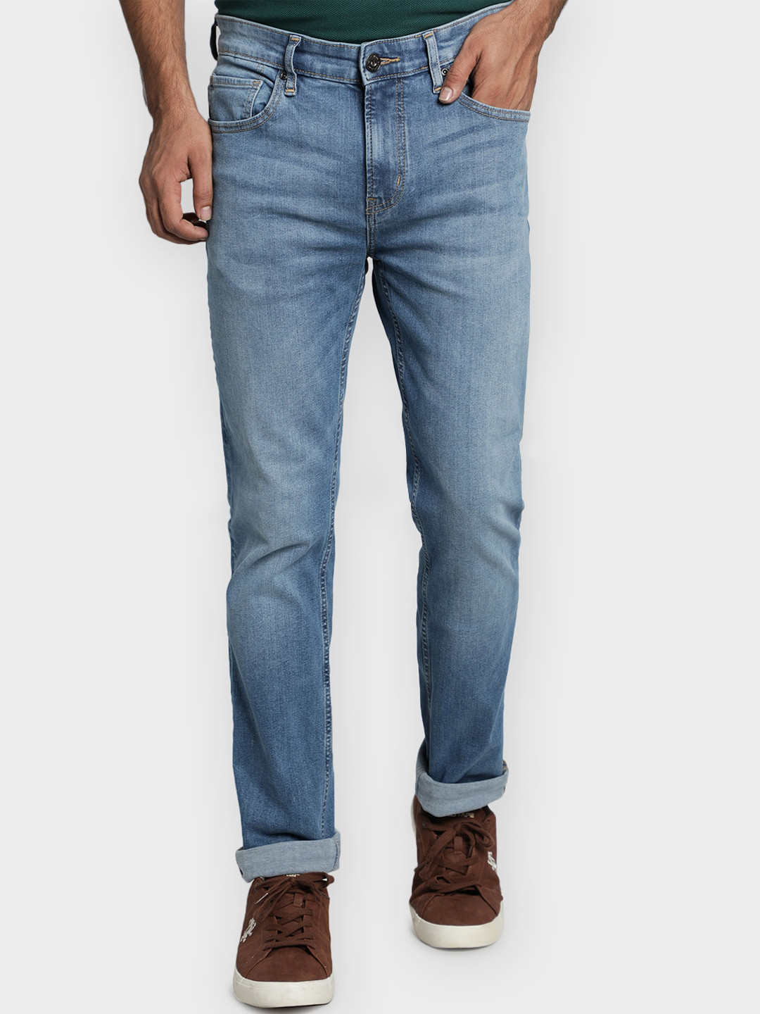 Red Tape Men Blue Skinny Fit Jeans