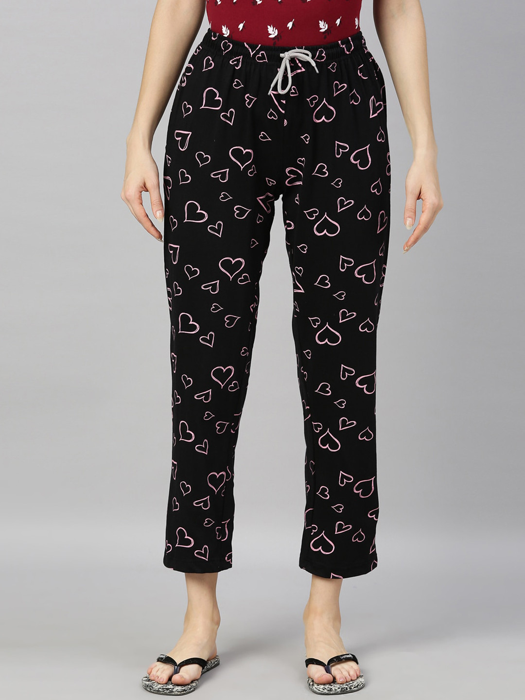 Kryptic Women Relaxed Fit Printed Lounge Pants