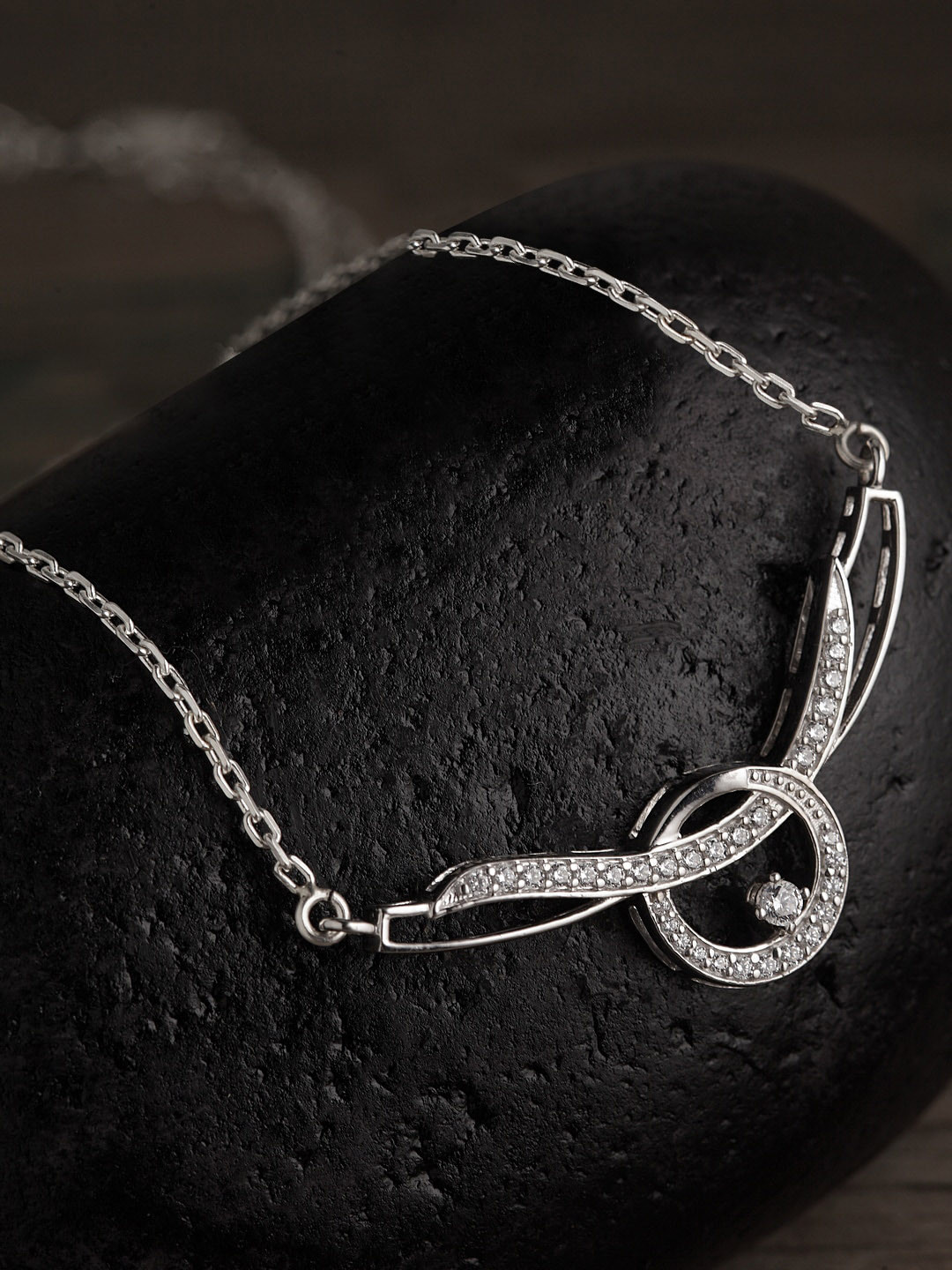 Clara Silver Evie Pendant Necklace