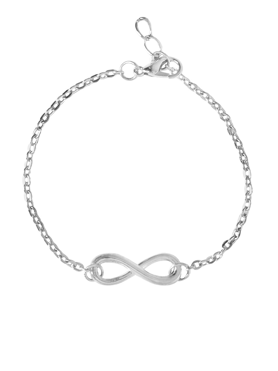 JOKER & WITCH Silver-Plated Infinity Link Bracelet