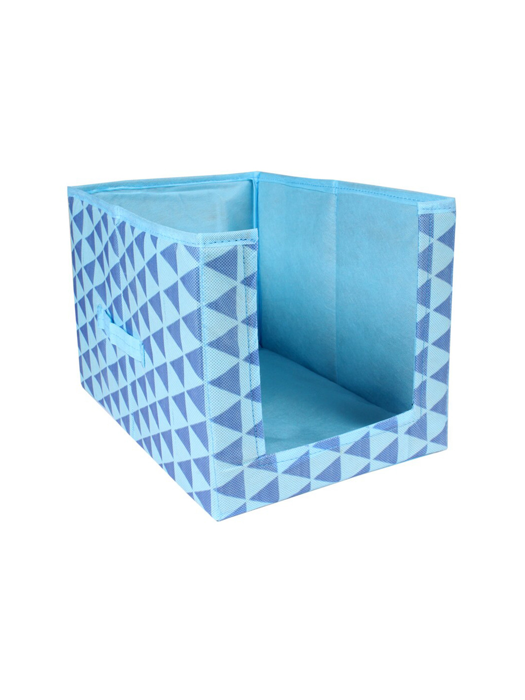 prettykrafts Blue Printed Shirt Stacker Closet Organizer