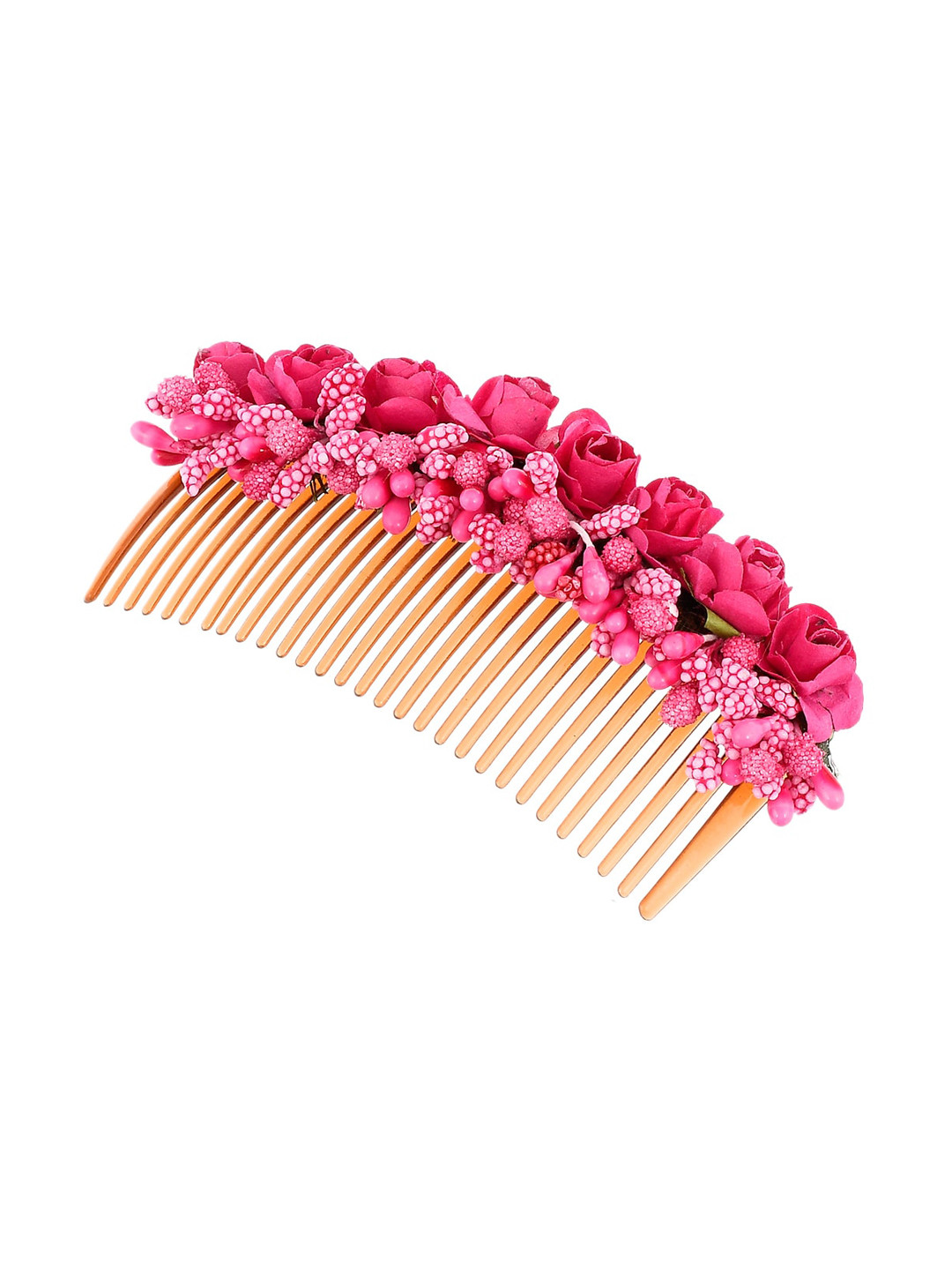 Silvermerc Designs Pink Embellished Hair Accessory Set