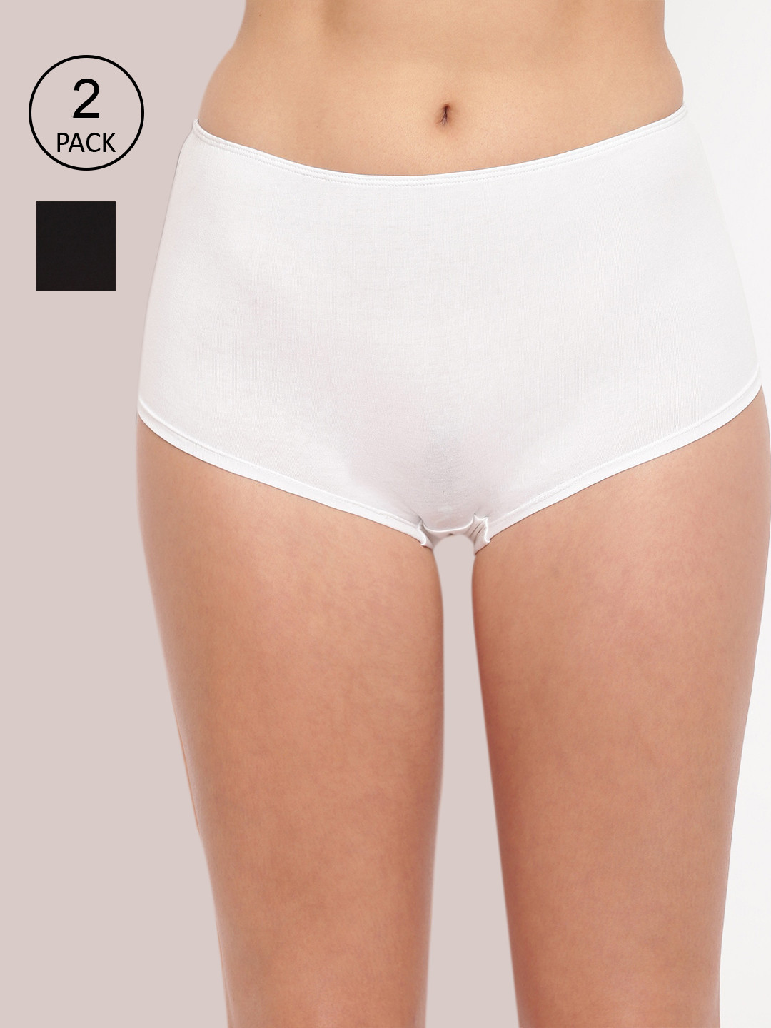 BASIICS by La Intimo Women Pack Of 3 Solid Boyshorts BoBS11B2G0W1