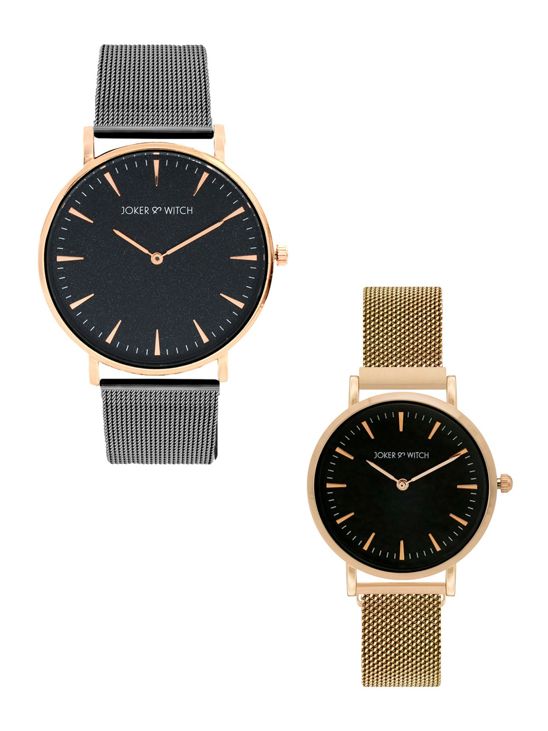 JOKER & WITCH Knightley & Emma Couple Watch Gift Set JWCW184