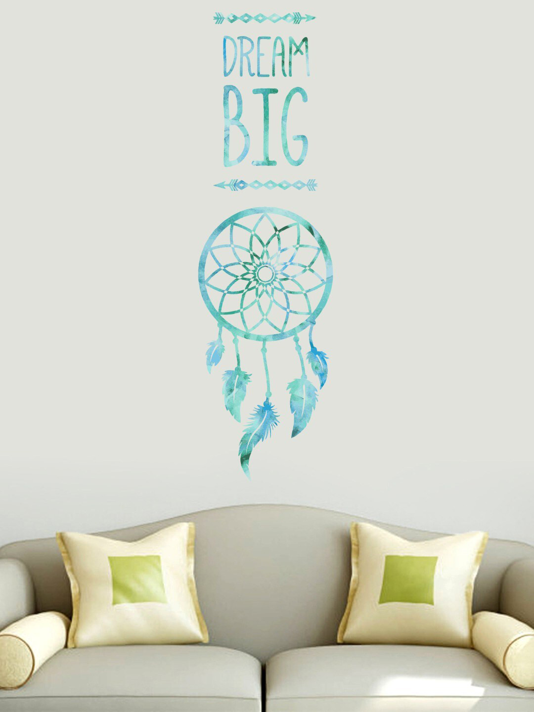 rawpockets Blue Dream Big Vibes PVC Vinyl Wall Sticker