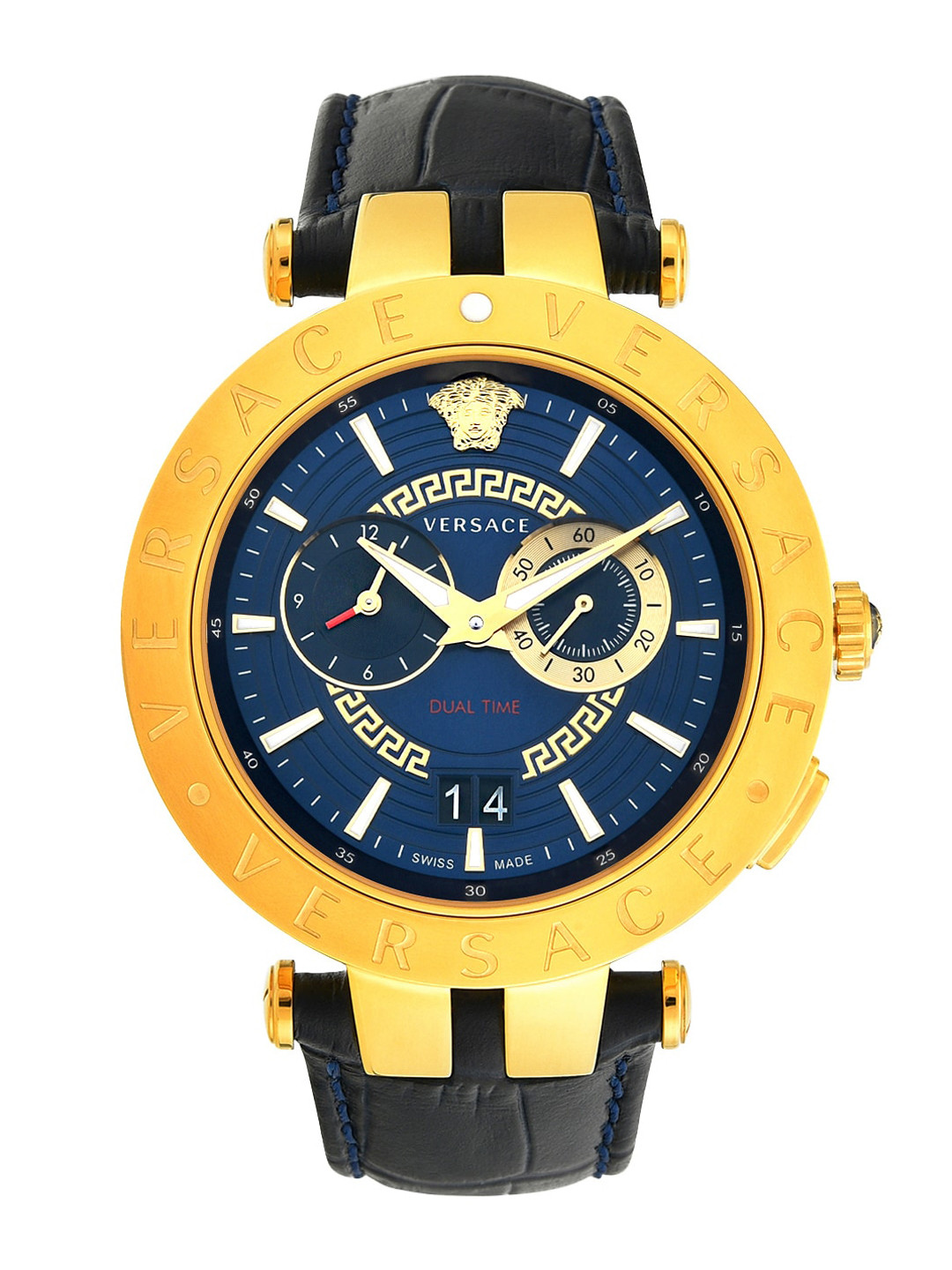 Versace Men Blue Analogue Watch