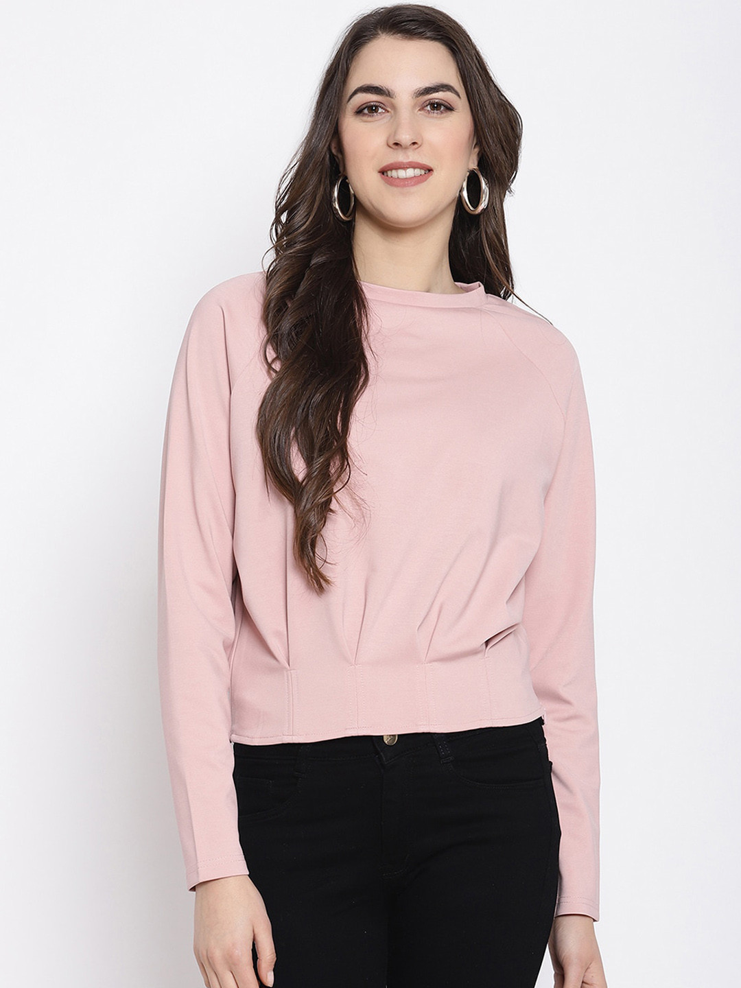 iki chic Pink Solid Top