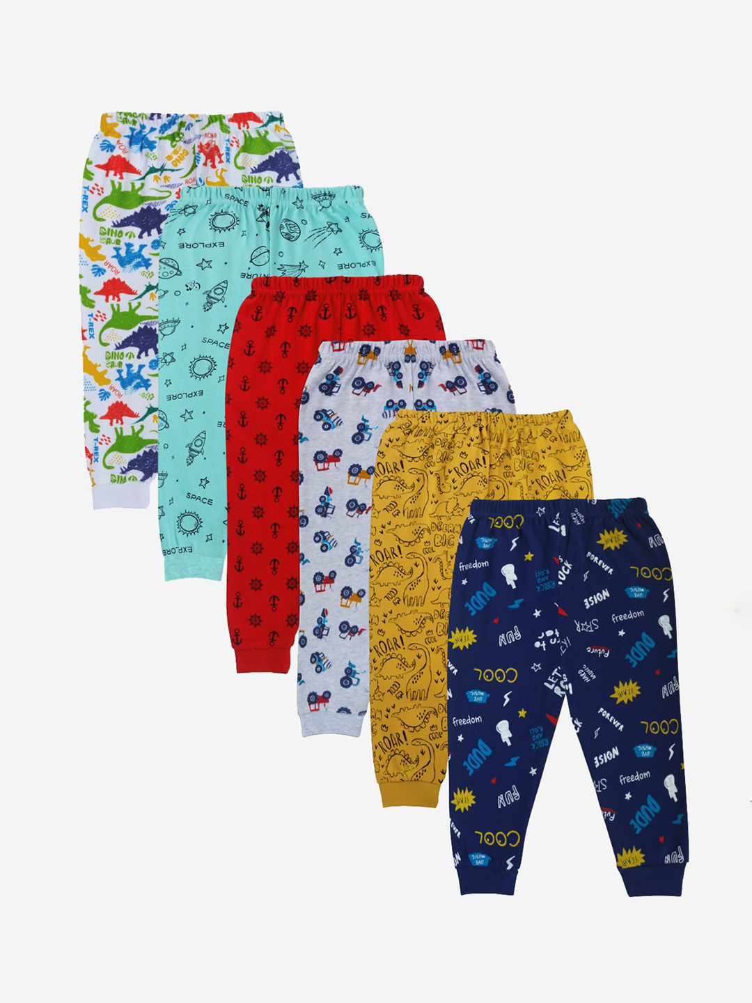 x2o Kids Pack of 6 Cotton Lounge Pants