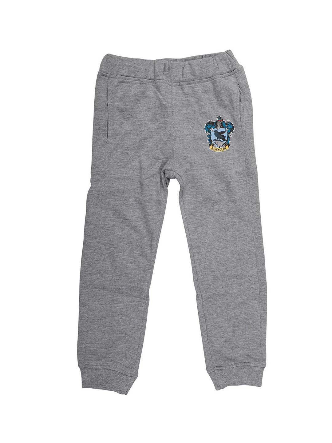 Harry Potter Boys Grey Solid Straight-Fit Joggers