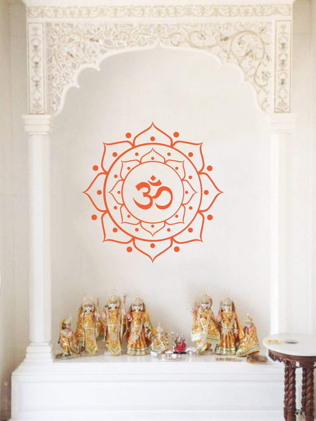 rawpockets Orange Ohm Symbol Wall Stickers