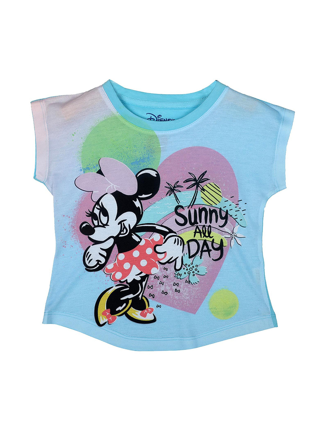 Minnie Blue Minnie Mouse Printed Top
