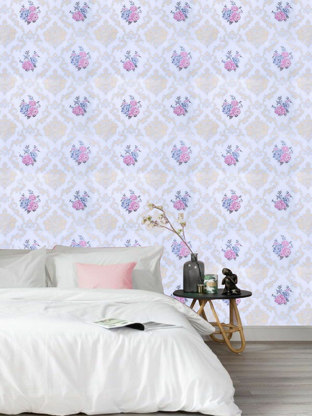 Jaamso Royals Purple Self Adhesive Wallpaper