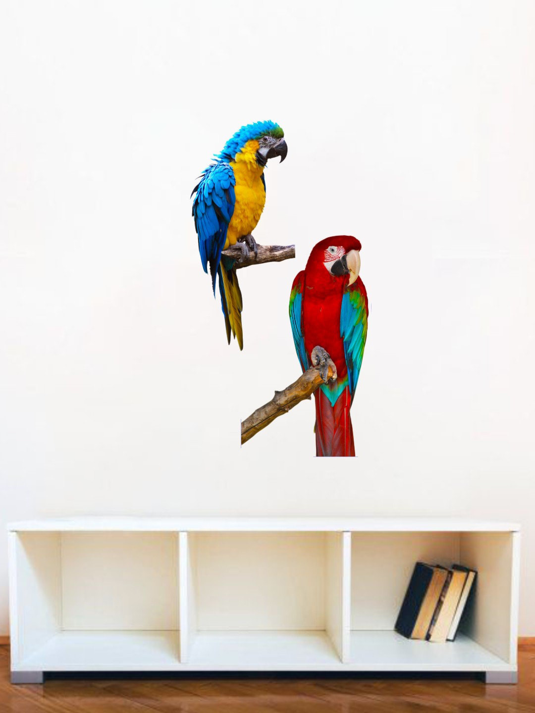 rawpockets Blue & Yellow Wing Macaw Parrot Wall Sticker
