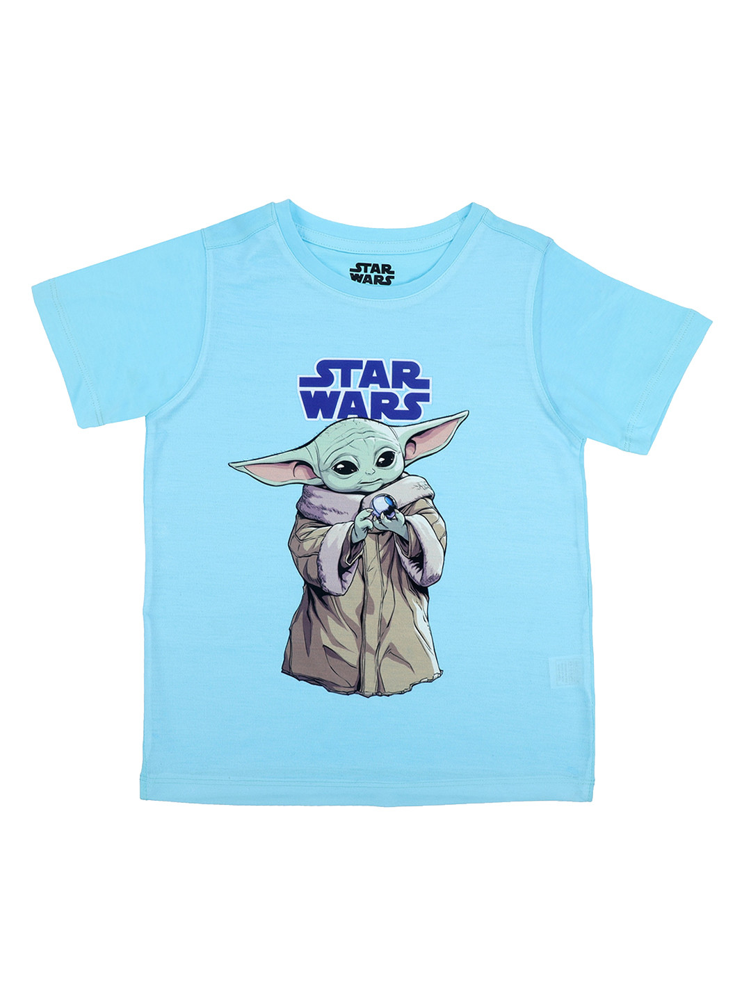 STAR WARS Boys Blue Printed Round Neck T-shirt
