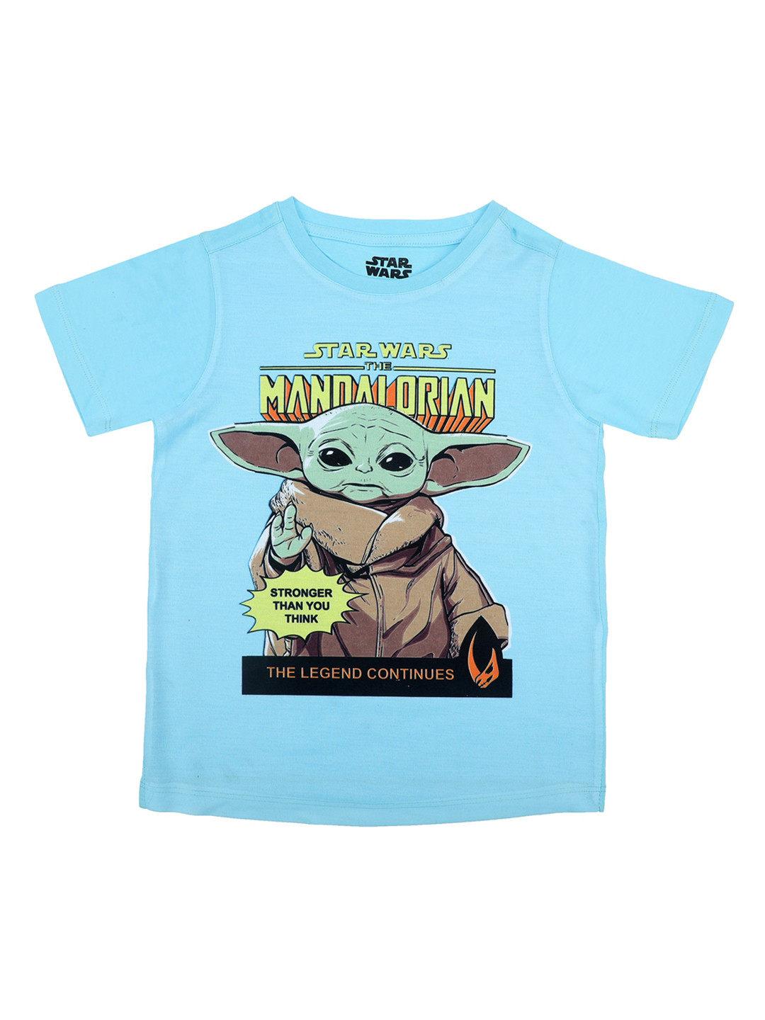 STAR WARS Boys Blue & Brown Star Wars Printed T-shirt